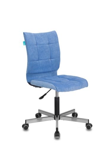 Кресло компьютерное Бюрократ CH-330M/VELV-86 голубой