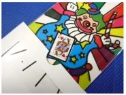 Рамка-раскраска с карточным предсказанием - Prediction Clown Drawing