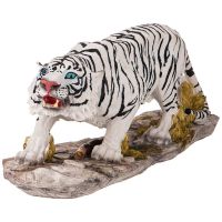 Фигурка "Белый тигр" 45.5x13.5 см. h=18 см