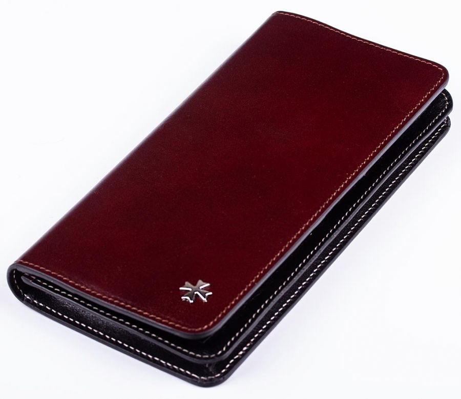 Кожаный мужской бумажник с вкладышем Narvin 9689-N.Vegetta Funduk
