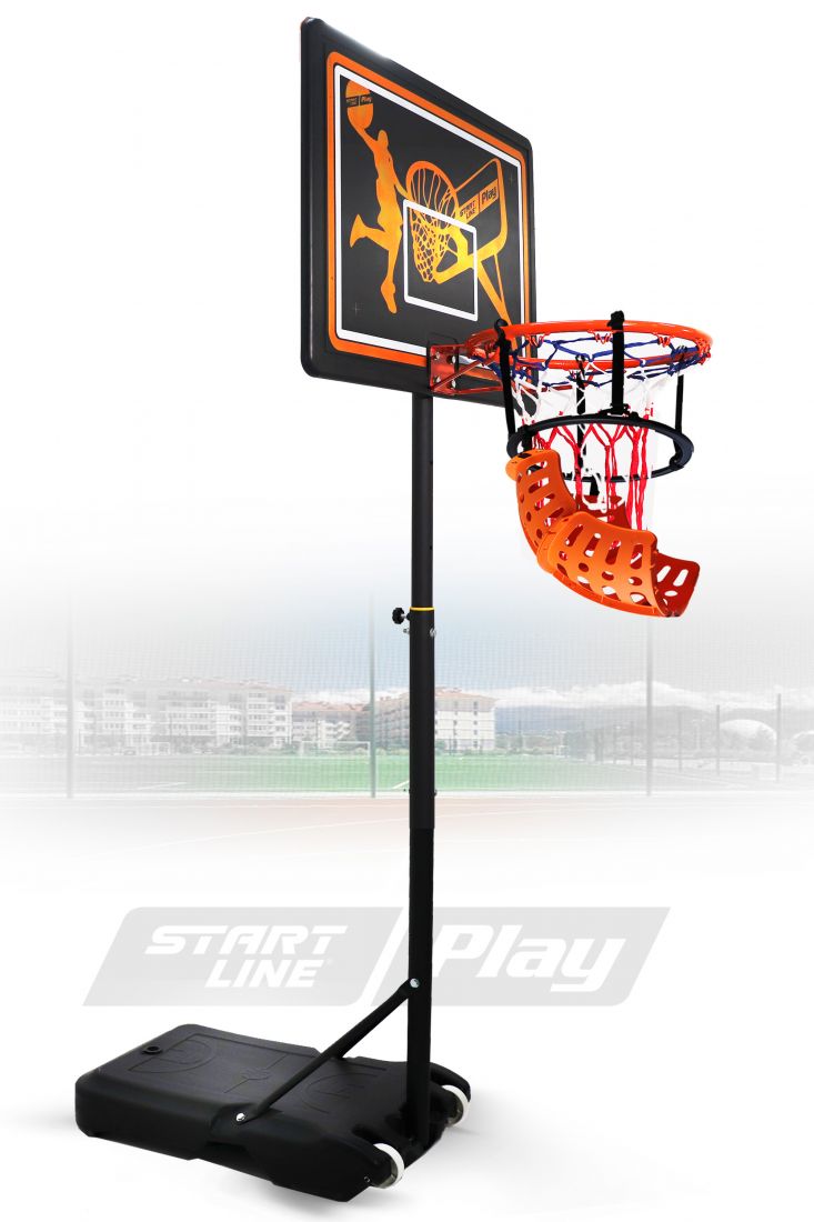 Мобильная баскетбольная стойка SLP Junior-018FB с возвратным механизмом