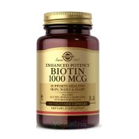 Solgar Biotin (Биотин) 1000 мкг, 100 капс
