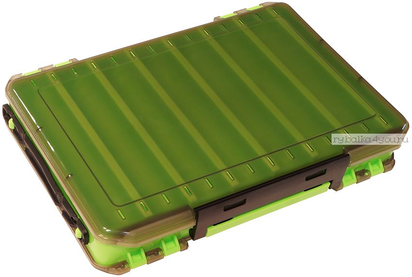 Коробка для воблеров Kosadaka TB-S31B двухсторонняя цвет: зеленый