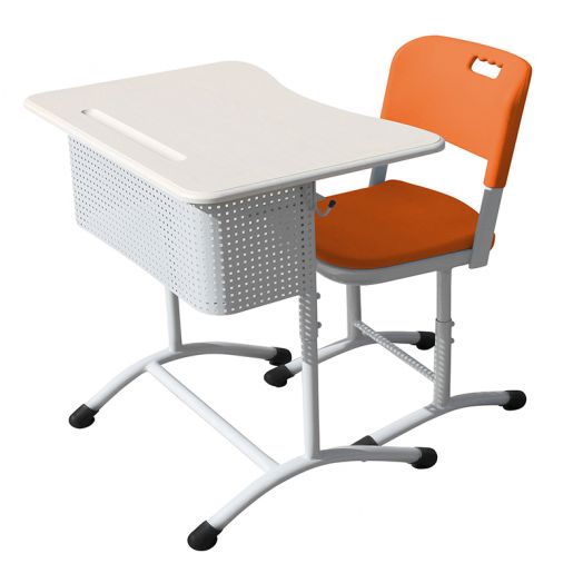 ИНКЭ-114 Комплект ученической мебели одноместный (Стол МДФ с экраном и стул ИНС-1-4)