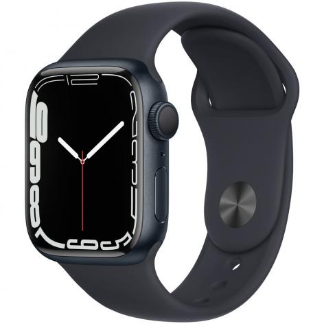 Apple Watch Series 7 41mm (GPS) Midnight Aluminum Case with Midnight Sport Band