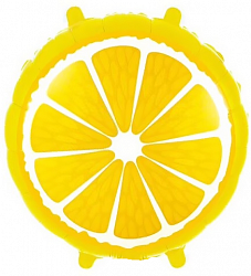 Лимон фольгированный шар с гелием