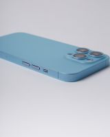 Ультратонкий чехол K-DOO Air Skin для iPhone 13 Pro Max (Айфон 13 Про Макс) голубой купить недорого в Москве — доступные цены в интернет-магазине противоударных чехлов для мобильных телефонов «estorea.ru»