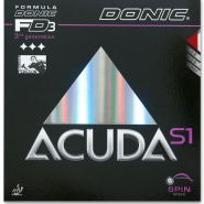 Накладка Donic Acuda S1 (гладкая) 1,8 черная