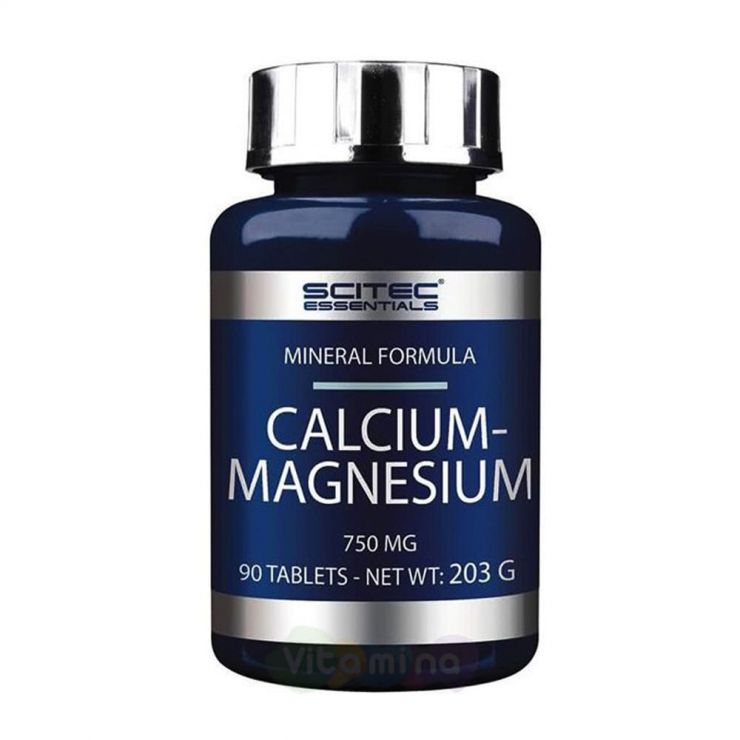 Scitec Nutrition Кальций - Магний Calcium-Magnesium, 90 шт