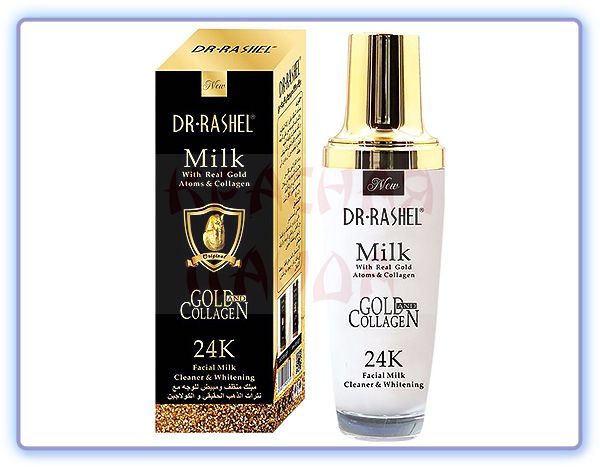 Молочко для очищения кожи лица Dr Rashel Milk 24K Gold & Collagen