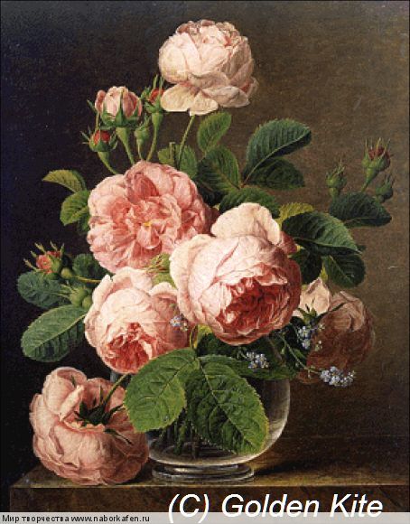 Набор для вышивания "1105 Still Life of Roses in a Glass Vase"