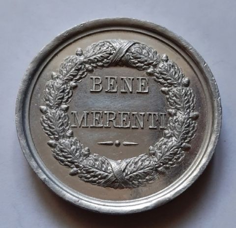 медаль 1876 Румыния За заслуги UNC