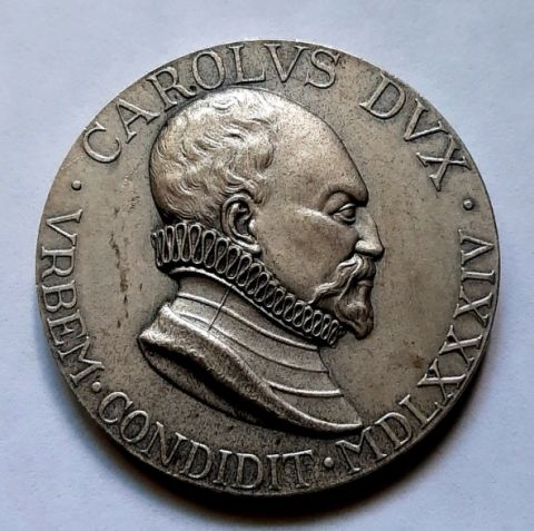 Медаль 1934 Швеция Карл IX Карлстад UNC