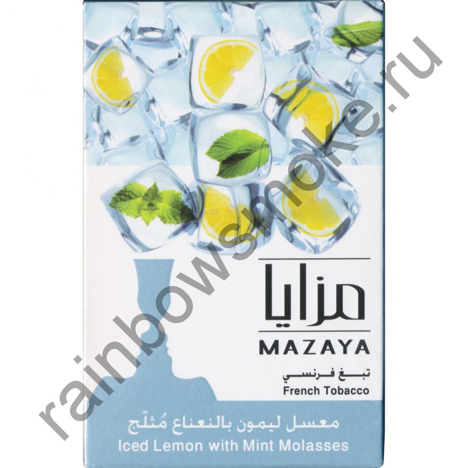 Mazaya 50 гр - Iced Lemon with Mint (Лимон с Мятой и Льдом)