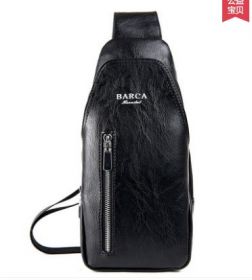 Мужская нагрудная сумка кошелек Barca hannibal черная