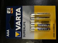 батарейка VARTA R03 SUPERLIFE 4/48/96