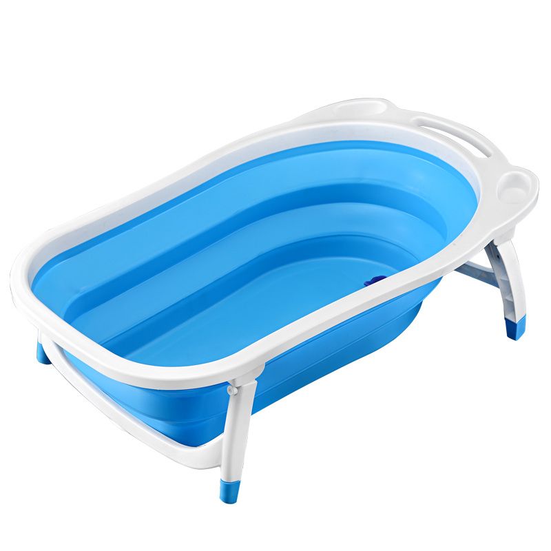 Детская Складная Ванна Folding Baby Bathtub, Цвет Голубой