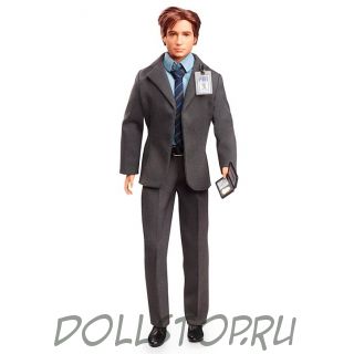 Коллекционная кукла Барби Агент Фокс Малдер "Секретные материалы" - Barbie The X Files Agent Fox Mulder Doll
