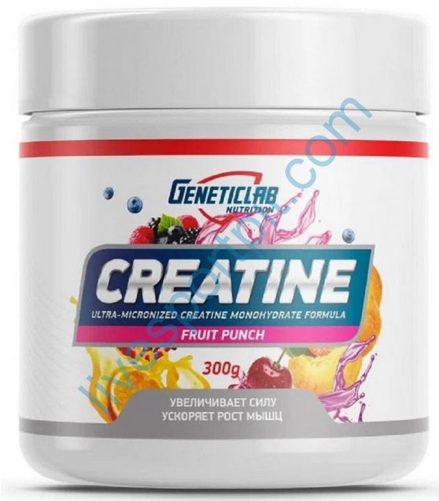 Креатин моногидрат Creatine Powder 300 г Geneticlab Nutrition