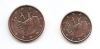 Набор монет  1+2 цента Андорра 2017 на заказ