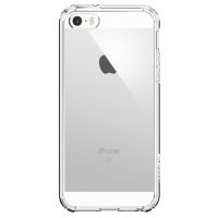 Купить чехол Spigen Ultra Hybrid для iPhone 5/5S/SE кристально-прозрачный