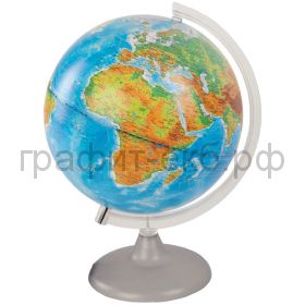 Глобус 25см Глобусный мир физико-политический с подсветкой 10166