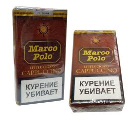 Сигареты - Marco Polo Cappuccino Little Cigars 100s. Оригинал