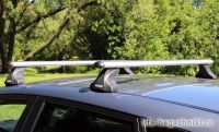 Багажник на крышу Mazda 5 mpv 2010-..., Атлант, аэродинамические дуги, опора E