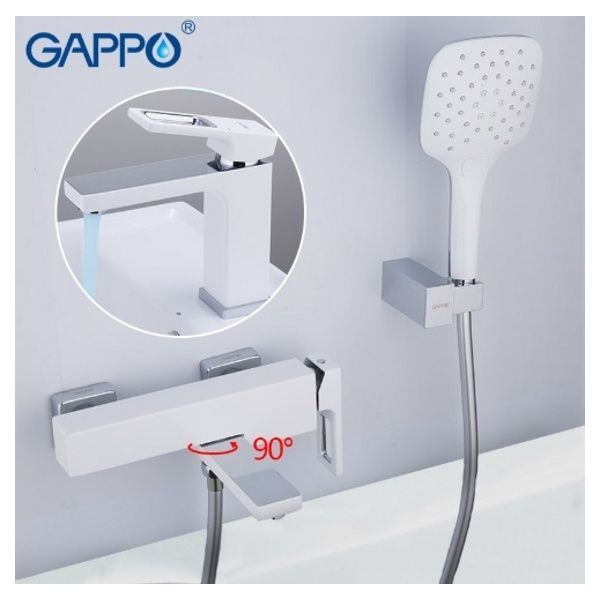 Gappo Futura G3217-8 Смеситель для ванны