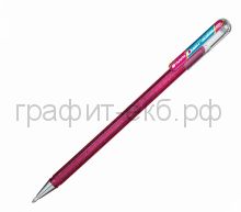 Ручка гелевая Pentel Hybrid Dual Metallic розовый + синий металлик К110-DCPX