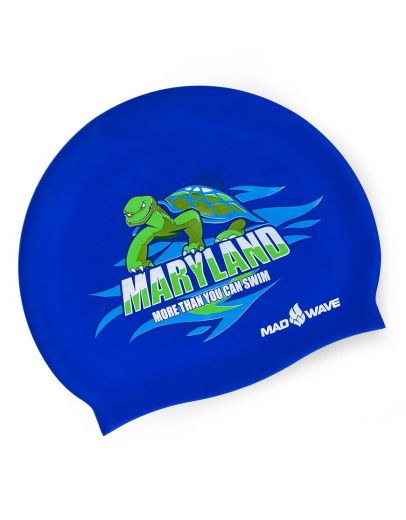 Шапочка для плавания силиконовая Mad Wave MARYLAND