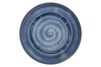 Тарелка обеденная "Augusta" синяя, 27 см