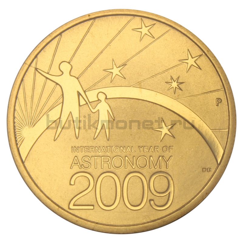 1 доллар 2009 Австралия Международный год астрономии