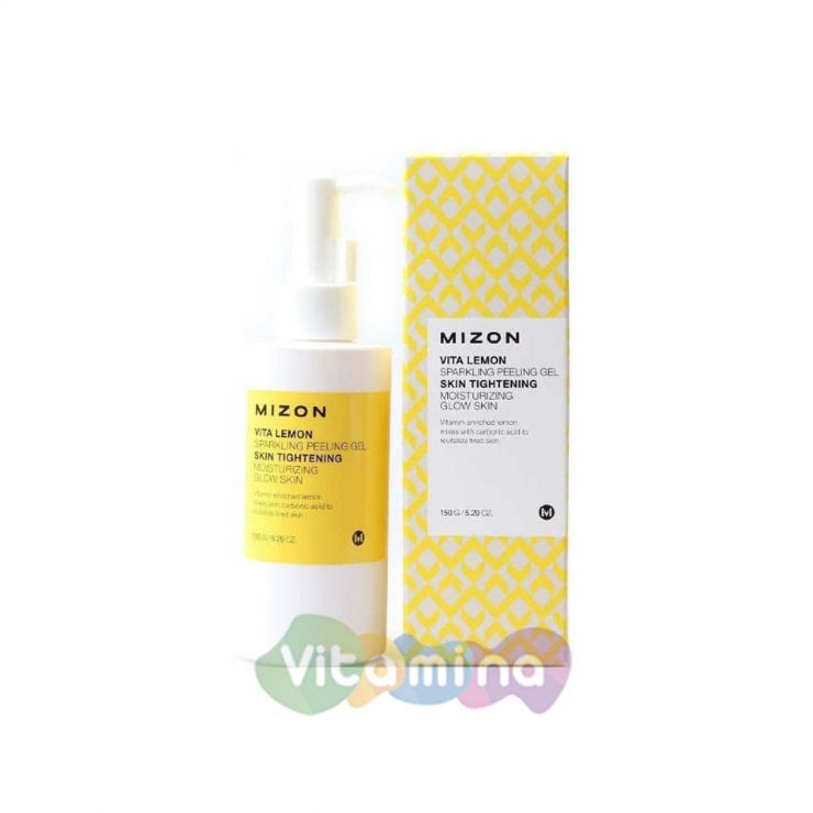 Mizon Витаминный пилинг-гель с экстрактом лимона Vita Lemon Sparkling Peeling Gel