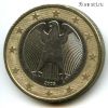 Германия 1 евро 2005 J