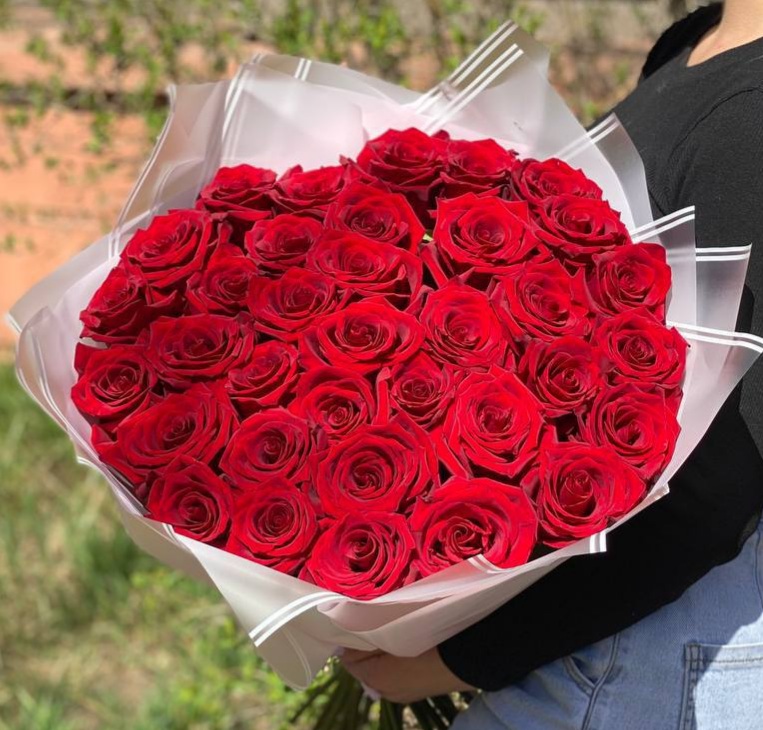 35 красных роз Эквадор