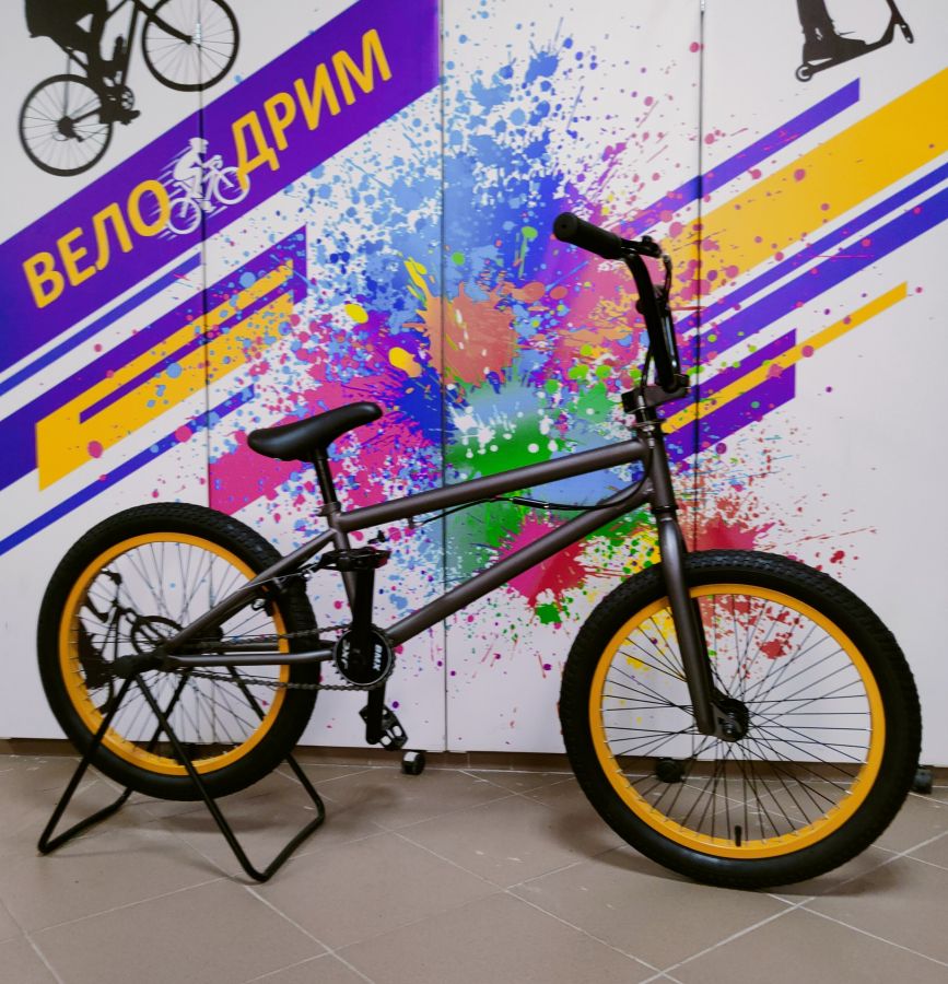 Велосипед BMX 20" микс БМХ золотистый