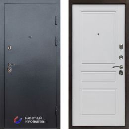 Входная дверь Termo-door Техно Графит Классик белый матовый