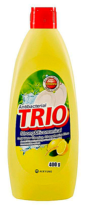 KERASYS Средство для мытья посуды лимон. Trio lemon, 400 мл.