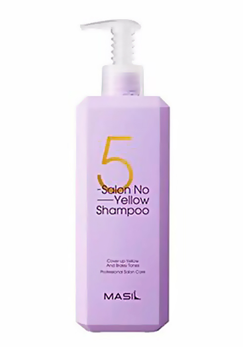 MASIL Шампунь против желтизны волос. 5 Salon no yellow shampoo, 500 мл.