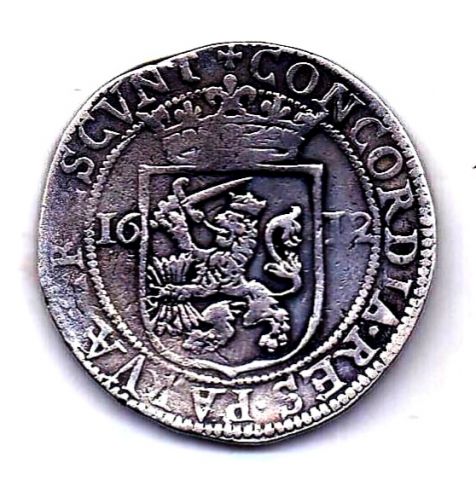 1 талер 1612 Западная Фрисландия Нидерланды AUNC Редкий год