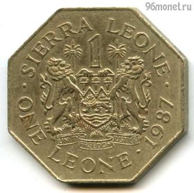 Сьерра-Леоне 1 леоне 1987