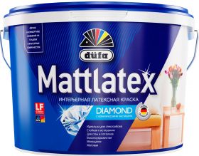 Краска Латексная Dufa Mattlatex RD100 2.5л Моющаяся, Белая, Матовая / Дюфа Маттлатекс РД100