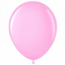 Шар (12"/ 30 см), розовый, пастель, 100 шт