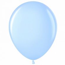 Шар (12"/ 30 см), светло- голубой, пастель, 100 шт