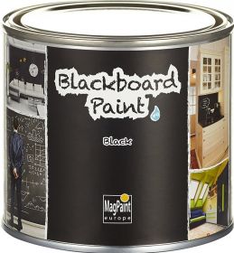 Краска Грифельная Blackboardpaint 1л для Школьных Досок без Запаха Черная, Прозрачная