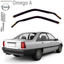 Дефлекторы Opel Omega A от 1986 - 1994 Седан для дверей вставные Heko (Польша) - 2 шт.