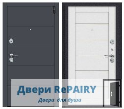 Входная дверь Porta R-3 4/Л22 Graphite Pro/Virgin WW/Лунный камень