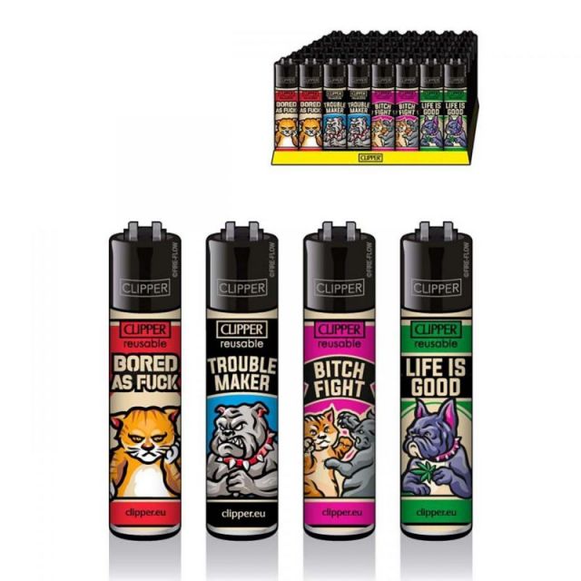 Зажигалка Clipper Vintage Mascots