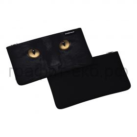 Пенал-косметичка ErichKrause Light Black Cat 220x120мм 57203